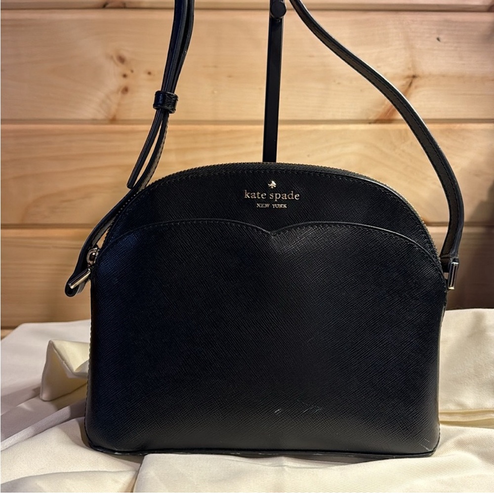 Kate Spade Black Crossbody, Peyton Dome Bag, Brand New, NWT - Picture 4 of 15